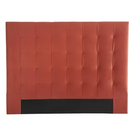 miliboo Bettkopfteil Gepolstert In Terrakotta 160cm Halciona
