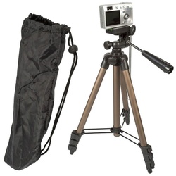 TronicXL Tripod 19 Universal Kamera Stativ 105cm + Tasche für Canon Nikon Sony Kamerastativ