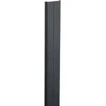 Floraworld Abdeckschiene Bohlenzaun 160 cm Grau