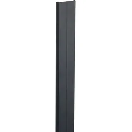 Floraworld Abdeckschiene Bohlenzaun 160 cm Grau