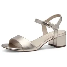 TAMARIS Blockabsatz-Sandaletten Damen Gold 41
