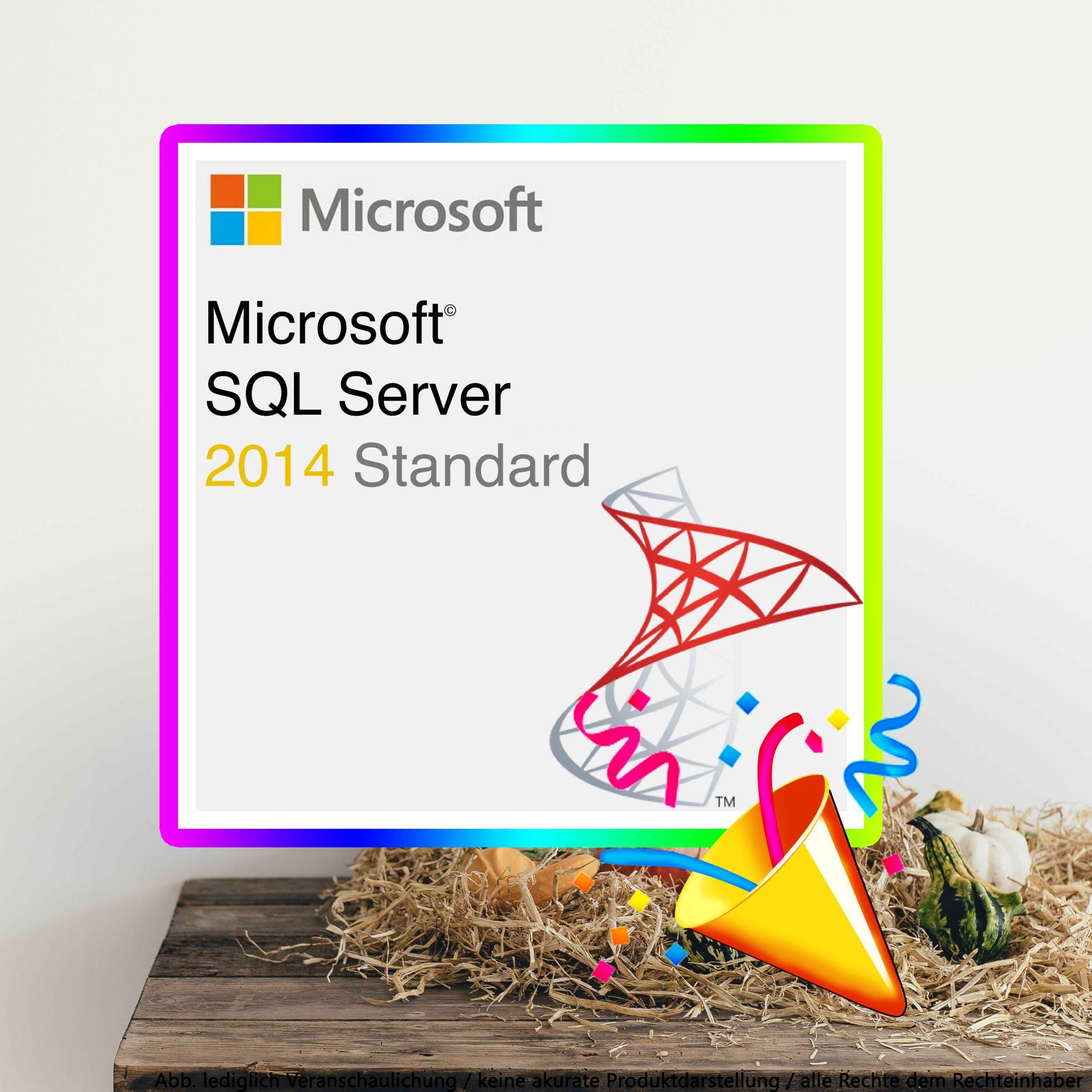 Microsoft SQL Server 2014 Standard