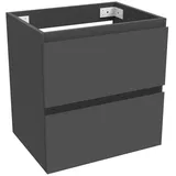 Aica Sanitär Waschtisch Badezimmerschrank Waschbeckenunterschrank ohne Waschbecken 50 cm x 52 cm x 38.5 cm