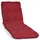 Beautissu Auflage 190 x 60 x 8 cm rot 1 St.