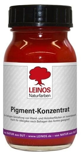 Leinos Pigment-Konzentrat 668 Krapp-Dunkelrot - 0,1 l Glas