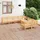 vidaXL Garten-Lounge-Set 8-tlg. Kiefer braun