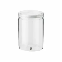RIG-TIG Vorratsdose Store it 1000 ml Glas Grau Hellgrau