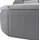 Westfalia Schlafkomfort Rundbett 220 x 230 cm Grau