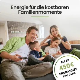 myvoltaics MyBasic Balkonkraftwerk 880+ Watt – Premium transparent Variante