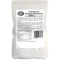Ruf Puddingpulver für Karamellpudding, nur mit Milch und Zucker aufkochen, Großpackung, glutenfrei, ohne Allergene, 1x2500g