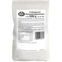 Ruf Puddingpulver für Karamellpudding, nur mit Milch und Zucker aufkochen, Großpackung, glutenfrei, ohne Allergene, 1x2500g