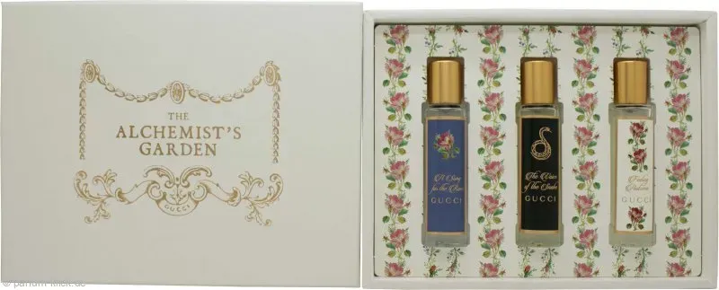 Gucci The Alchemist's Garden Gift Set 15ml A Song For The Rose EDP + 15ml The Voice Of The Snake EDP + 15ml Fading Autumn EDP