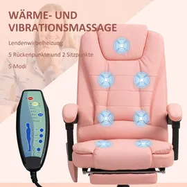Vinsetto Gaming Sessel Rosa
