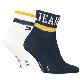 Tommy Hilfiger Kurzsocken »TH UNI TJ QUARTER 2P Sport 2er Pack, blau