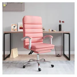 vidaXL Bürostuhl mit Massagefunktion Kunstleder Rosa