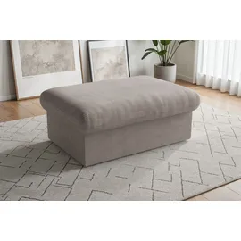 sit&more Polsterhocker SIT & MORE "Moreno, B: 90 cm", grau (taupe), B:90cm H:43cm T:60cm, 100% Polyester, Hocker, Polsterhocker, mit Stauraum, individuell kombinierbar