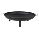 Lex Feuerschale Ø 80 cm Schwarz