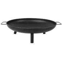 Lex Feuerschale Ø 80 cm Schwarz
