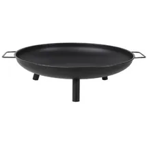 Lex Feuerschale Ø 80 cm Schwarz