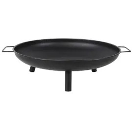 Lex Feuerschale Ø 80 cm Schwarz