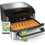 GOURMETmaxx AirGenius Heißluftfritteuse 7 L schwarz