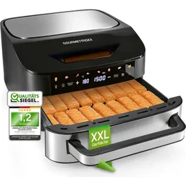 GOURMETmaxx AirGenius Heißluftfritteuse 7 L schwarz