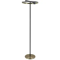 Licht-Erlebnisse Stehleuchte STOCKNEY Gold Metall Kunststoff dimmbar LE120727