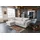 KAWOLA Sofa DAMETO Ecksofa Bettsofa Schlafsofa mit Stauraum Cord weiß