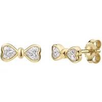 Celesta Ohrstecker CELESTA Gelb, Weiß Gold one-size