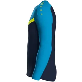 Jako Sweat Iconic Kinder - marine/jako blau/neongelb 164