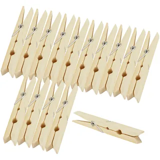 BestLivings Wäscheklammern Bambus 6 cm 48 Stück,