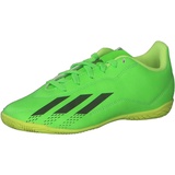 adidas X SPEEDPORTAL.4 IN J Sneaker, solar Green/core Black/solar Yellow, 37 1/3