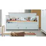 aea Kinderbettchen Kinderlaufstall Bettchen Krippe Weiß Holz Bett Modern