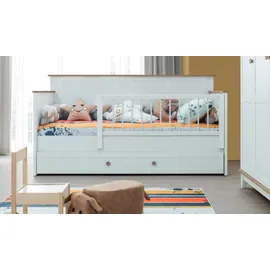 aea Kinderbettchen Kinderlaufstall Bettchen Krippe Weiß Holz Bett Modern