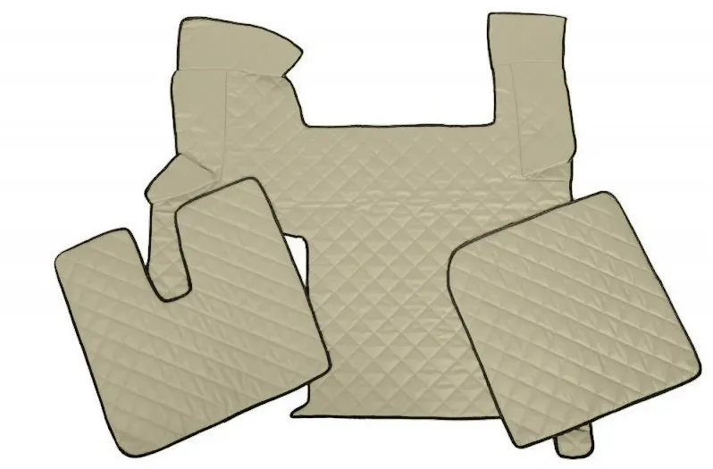 Lederfußmatten MAN TGX Automatik (2010-17) beige GP 3861 Nr. 1
