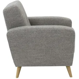 Max Winzer Sessel Jerry Flachgewebe 83 x 85 x 82 cm Grau