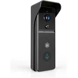 Nedis SmartLife Video-Türsprechanlage 3MP Full HD 1296p IP44 mit Bewegungssensor Nachtsicht Schwarz