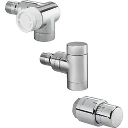 Oventrop Anschluss-Set Eckform „E“ in verchromt