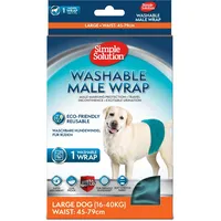 SIMPLE SOLUTION Hunde Windeln waschbar für Rüden L