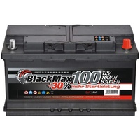 Autobatterie 12V 100Ah BlackMax Starterbatterie ersetzt 85Ah 88Ah 90Ah 92Ah 95Ah