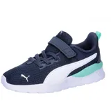 Puma Jungen Unisex Kinder Anzarun Lite AC Inf Sneaker, Club Navy White-Mint, 22 EU