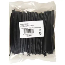 McPower Schrumpfschlauch-Set, 100-teilig, schwarz