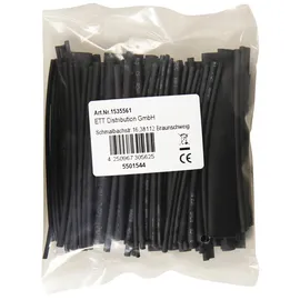 McPower Schrumpfschlauch-Set, 100-teilig, schwarz
