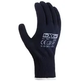 teXXor® Feinstrick-Handschuhe BAUMWOLLE/NYLON, Blau/rote Noppen
