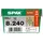 SPAX Holzbauschrauben 8.0 x 240 mm TX 40 - 12 Stk.