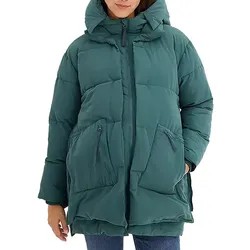 2in1 Mantel Damen Schwangerschafts-Jacke Mantel Umstandsmode warme Jacke 927985 Grün - 40