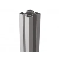 OSMO Aluminiumpfosten Typ C 9 x 100 cm Grau/Aluminium