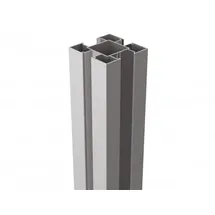 OSMO Aluminiumpfosten Typ C 9 x 100 cm Grau/Aluminium