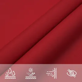 vidaXL Sonnensegel Quadratisch 2 x 2 m Rot