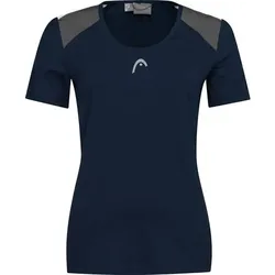 HEAD Kinder Shirt CLUB 22 Tech T-Shirt Girls, darkblue, 164